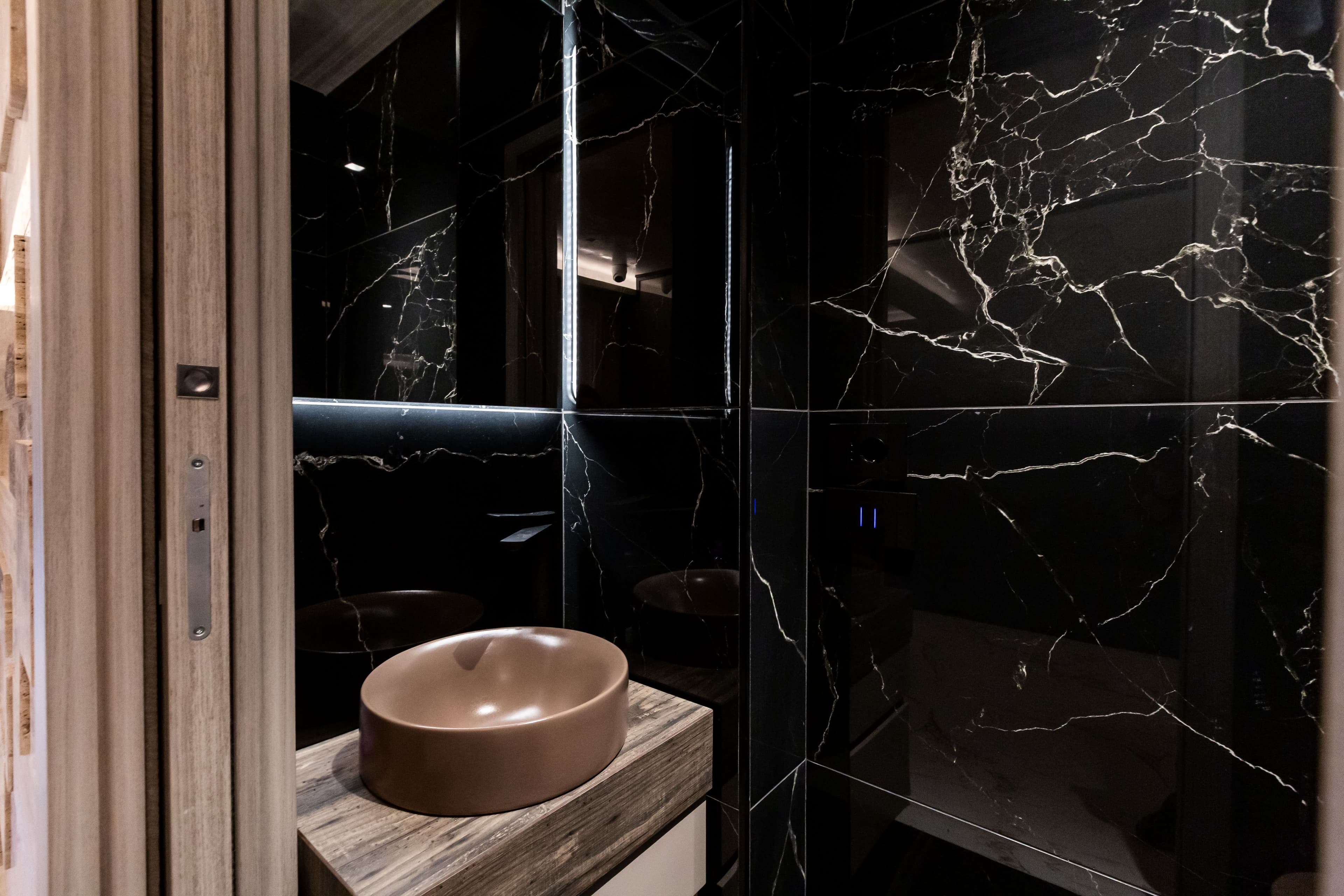 A private suite in Cortina d'Ampezzo.