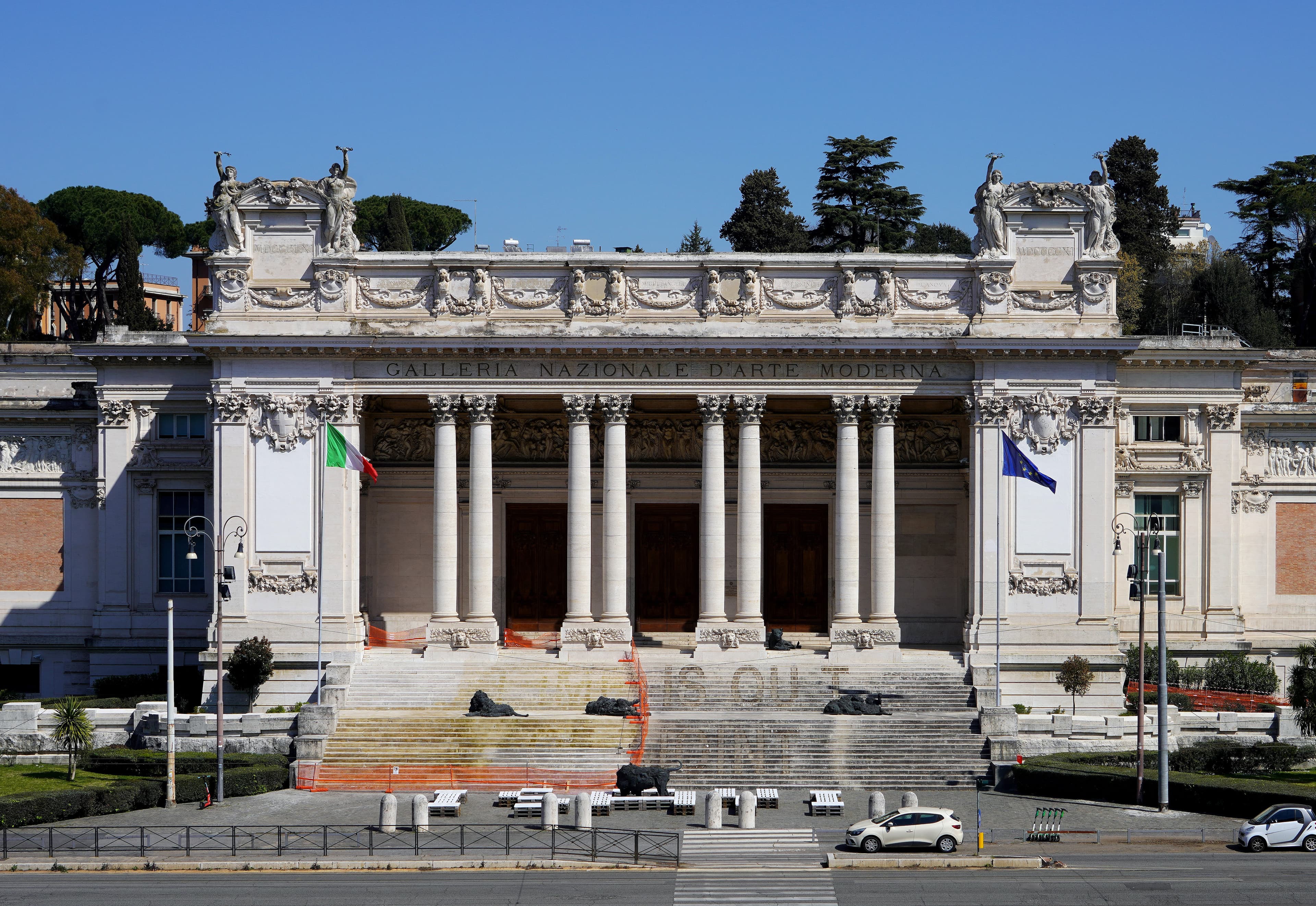 pinciano villa borghese Parioli galleria piazzale delle belle arti