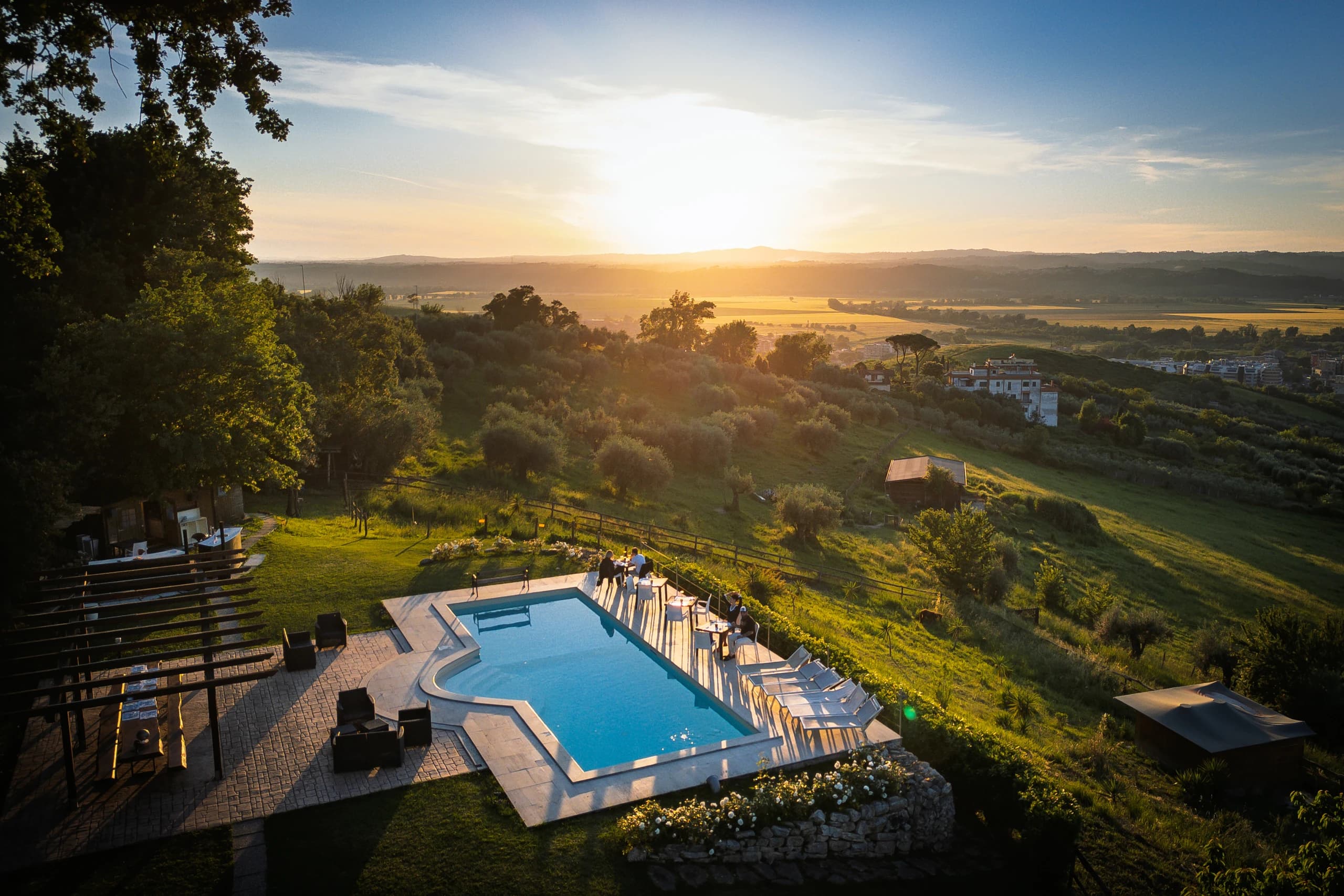 Villa con tenuta e piscina a Monterotondo